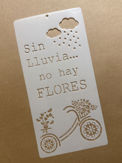 Stencil MyC - 15x30 - D4.11 - Sin lluvia...