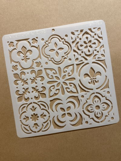 Stencil MyC - 20x20 - D1.105 - Mayolica