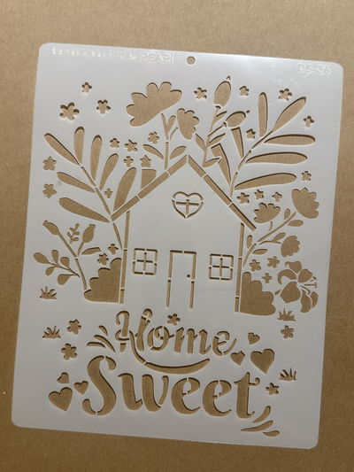 Stencil MyC - 20x25 - D5.36 - Casa Home Sweet
