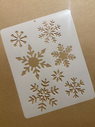Stencil MyC - 20x25- NV5.01 - Copos de Nieve