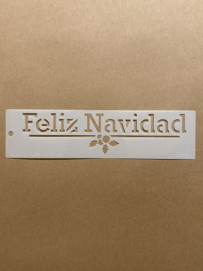 Stencil MyC - 5x20 - NV.01 - Feliz Navidad
