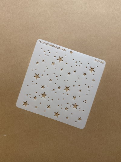 Stencil MyC - 15x15 - NV3.01 - Estrellas
