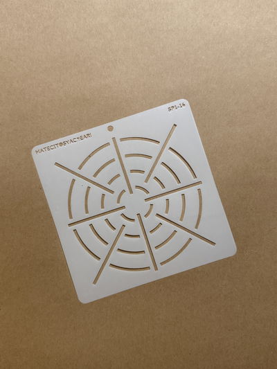 Stencil MyC - 15x15 - SP1.16 - Patron Puntillismo