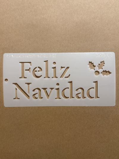 Stencil MyC - 10x20 - NV1.05 - Feliz Navidad