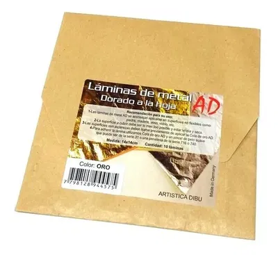 Lámina Dorado a la Hoja (Sobre x 10 Hojas)