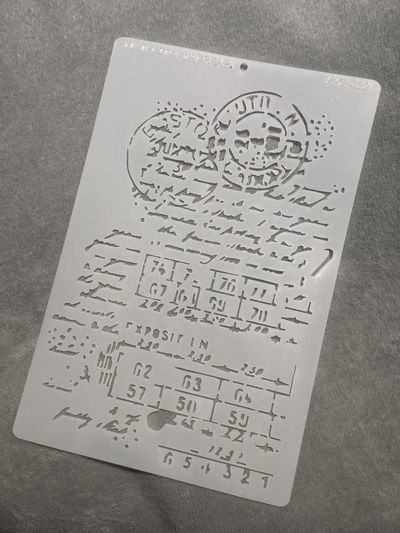 Stencil MyC - 20x30 - MX2.119 - Escritura y Sellos 