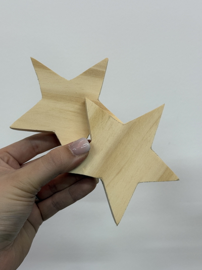 Estrella de 10cm - Pino grueso