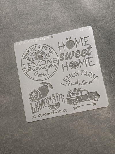 Stencil MyC - 20x20 - H2.22 - Lemonade