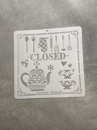 Stencil MyC - 20x20 - MX3.104 - Cocina Closed