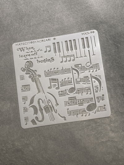 Stencil MyC - 20x20 - MX3.90 - Música