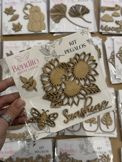 Kit Pegalos 82 BCL - Girasoles Sunshine