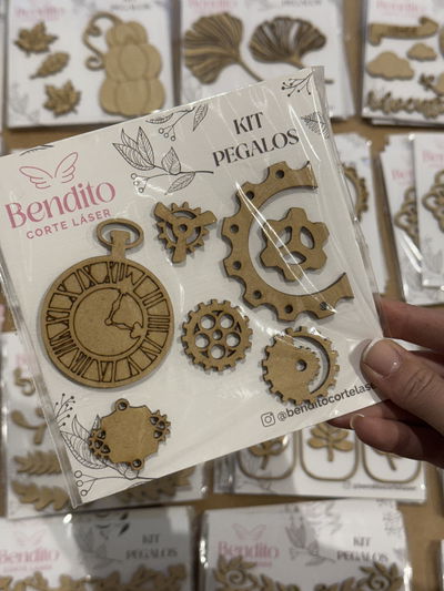 Kit Pegalos 99 BCL - Engranajes y reloj