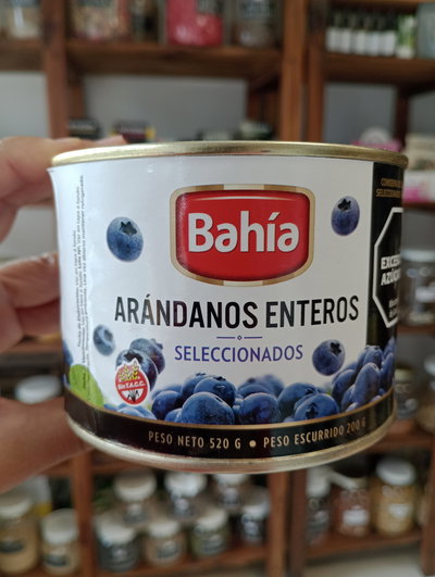 Arándanos en almíbar "Bahía" Sin TACC