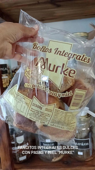 Bollitos miel y pasas  "Murke"