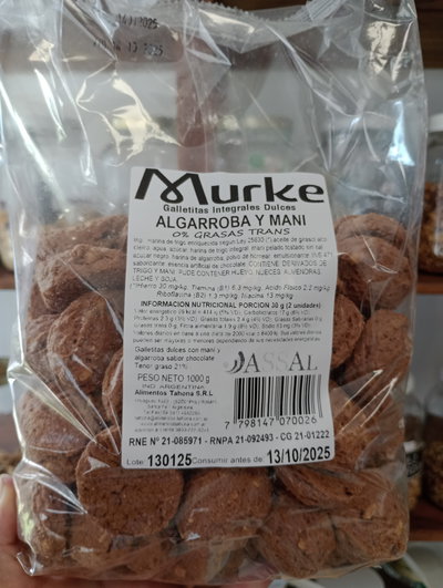 Masitas de algarroba y maní "Murke"