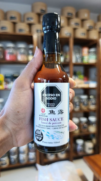 Salsa de pescado "He shuan" x 150ml Sin TACC