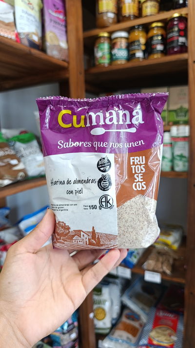Harina de almendras "Cumana" x150gr gr Sin TACC