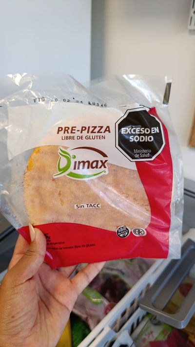 Pizzeta mediana "Dimax" Sin TACC