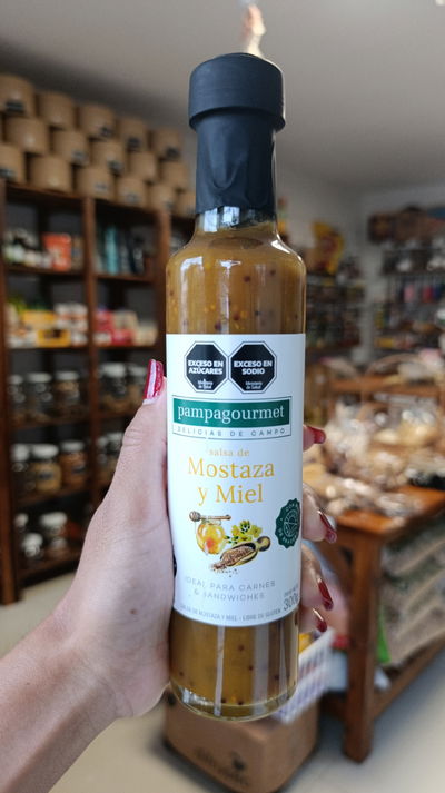 Salsa de mostaza y miel "Pampa gourmet" 300 gr