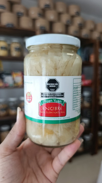 Jengibre en láminas natural "Yuanyuan" 250 gr