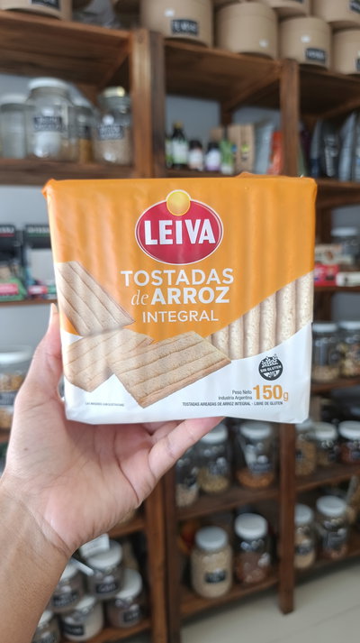 Tostadas de arroz integrales "Leiva" Sin TACC