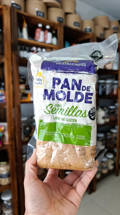 Pan de molde con semillas "Destaccados" Sin TACC
