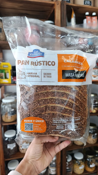 Pan integral "La Francia" calabaza 