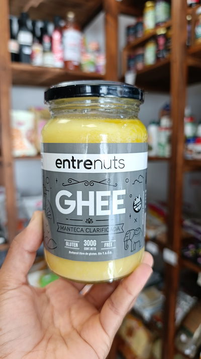 Manteca clarificada/Ghee "Entre nuts" x300gr Sin TACC