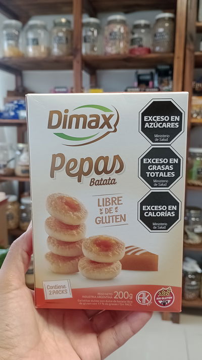 Pepas de batata "Dimax" Sin TACC