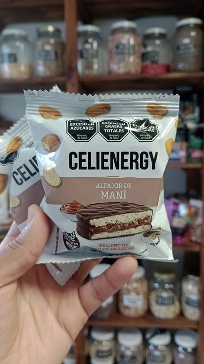 Alfajor de maní "Celienergy" Sin TACC