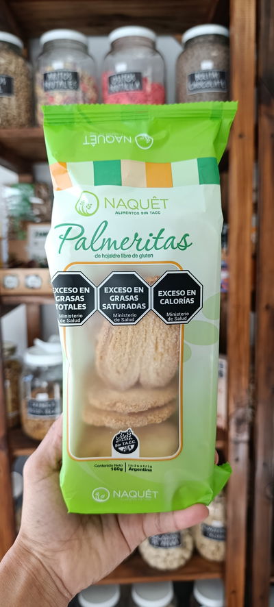 Palmeritas "Naquet" Sin TACC