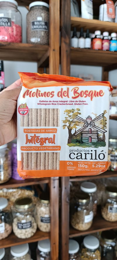 Tostadas de arroz Integral "Cariló" Sin TACC