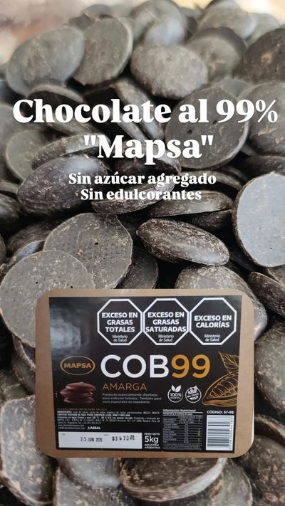 Chocolate al 99% ""Mapsa"
