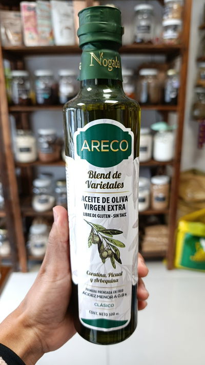 Aceite de oliva Extra virgen 500 ml "Areco" Sin TACC