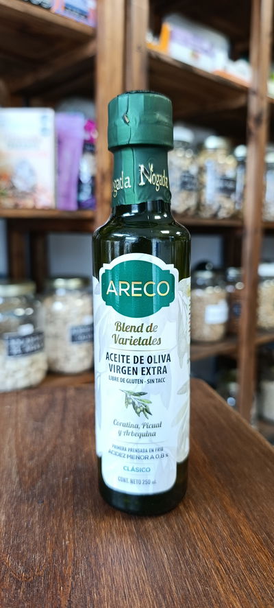 Aceite de oliva Extra virgen 250ml  "Areco" Sin TACC