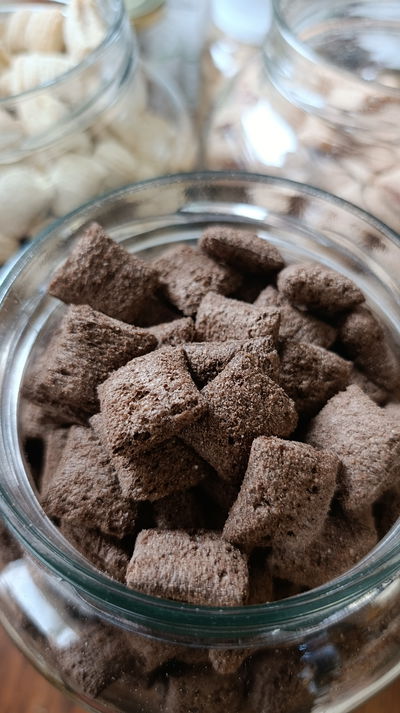 Almohaditas de chocolate rellenas limón"Granix"