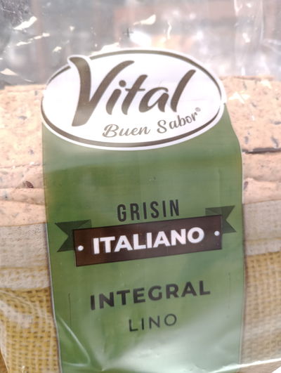 Grisines integrales con lino "Vital" 