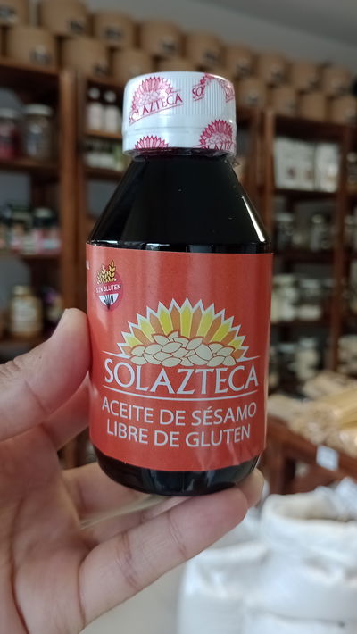 Aceite de sésamo  "Sol azteca" Sin TACC