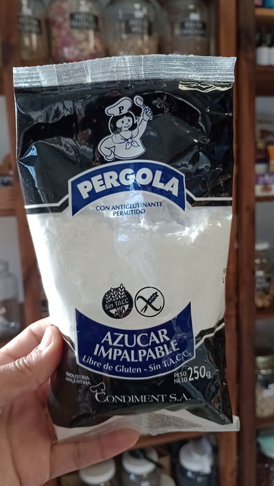 Azúcar impalpable "Pérgola" Sin TACC 