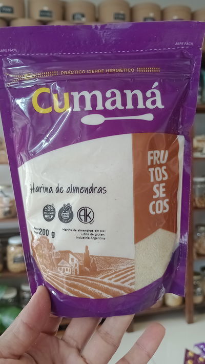Harina de almendras sin piel "Cumana" Sin TACC