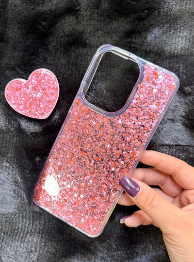 Funda Case+Pop Corazon Rosa Xiaomi Note 13c