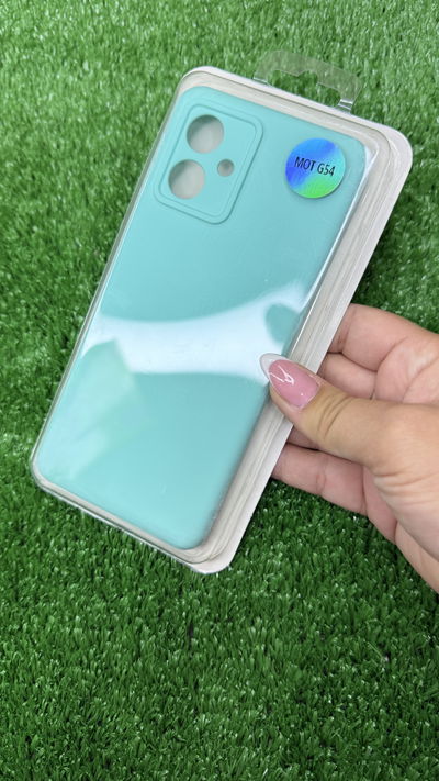 Funda Silicone case Turquesa Motorola G54