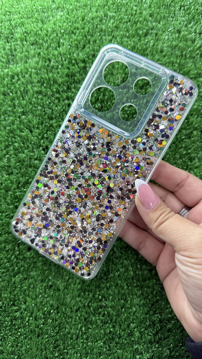 Funda Electro Glitter Dorado Xiaomi Note 13 Pro 5G