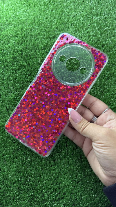 Funda Electro Glitter Rojo Xiaomi A3