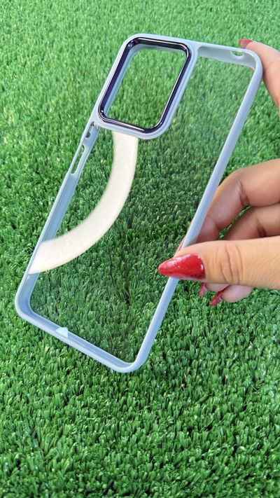 Funda Transparente Color Gris Xiaomi Note 13c
