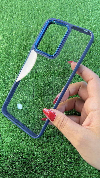 Funda Transparente Color Azul Xiaomi Note 13c