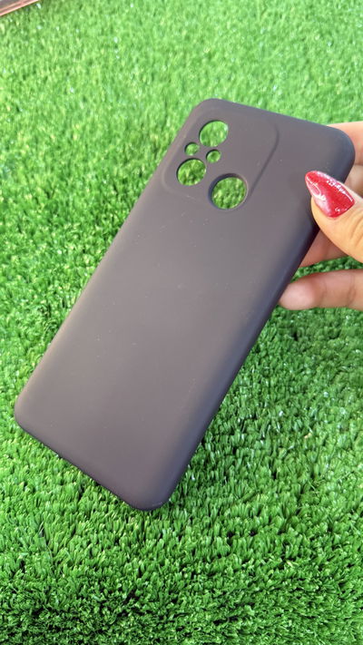 Funda Silicone case Negro Xiaomi Note 12c
