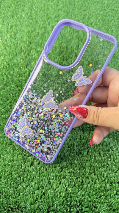 Funda Mariposa Morada Xiaomi Note 13c