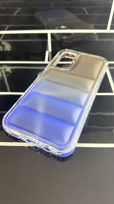 Funda Puffer 360 Degrade Azul/Gris Samsung A14