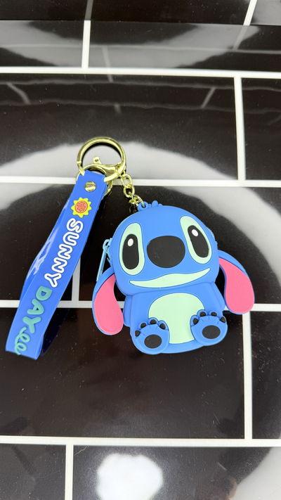 Monedero Stitch Azul 